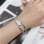 ( Silver1)racelet  Korean style Alloy  occidental style bangle