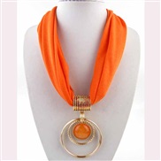 ( Orange) pendant  cirque Alloy pendant  lady  pure color