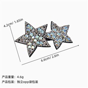 (opp) sweet diamond super Czech diamond Five-pointed star Korean style fashion temperament woman