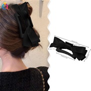 ribbon bow hair clip high temperament watch-face head