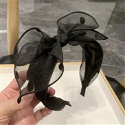 black big bow Headban...