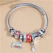 fashion conciseOL shine butterfly all-Purpose temperament woman bangle