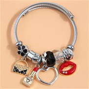 fashion conciseOL bag love more pendant accessories temperament lady bangle