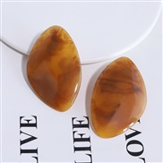 occidental style brief Autumn and Winter ear stud   white samll wind temperament earrings