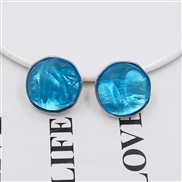 ( sapphire blue )occidental style samll wind high earrings  samll style ear stud