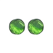 (green )occidental style samll wind high earrings  samll style ear stud