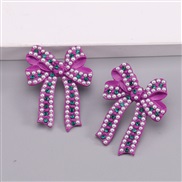 fresh sweet day  wind earrings christmas  autumn Winter day new bow earring