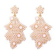 ( white)occidental style creative cartoon lovely samll Pearl earrings Earring