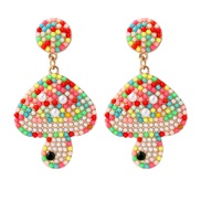 (57433 MT)occidental style creative cartoon Pearl earrings lovely woman Earring