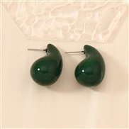 ( green) occidental style drop temperament high fashion samll all-Purpose retro earrings ear stud Earring