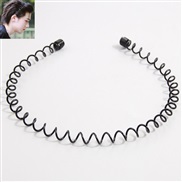 fashion concise trend black personality temperament man woman Headband