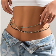 occidental style summer day beads chainwaist chain elasticity beads