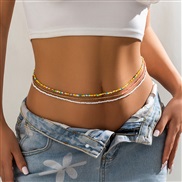 occidental style summer day beads chainwaist chain elasticity beads