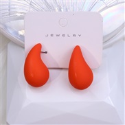 drop ear stud earrings brief fashion Acrylic earring woman