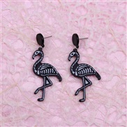 ear stud Acrylic earrings fashion personality bat shirt cat skull earring woman