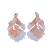 ( Pink)earrings occidental style summer tropical earrings woman Alloy samll exaggerating animal Earring