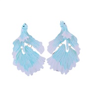 ( blue)earrings occidental style summer tropical earrings woman Alloy samll exaggerating animal Earring