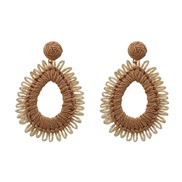 ( brown)summer earrings exaggerating occidental style Earring lady drop earringearrings