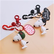 (OPP)cartoon silica gel lovely key buckle three boy key circle chain bag bag pendant