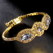 ( Gold)geometry Rhinestone bangle  summer bride wedding woman racelet