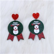 christmas earrings christmas tree Santa Claus samll ear stud occidental style wind earring