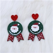 christmas earrings christmas tree Santa Claus samll ear stud occidental style wind earring