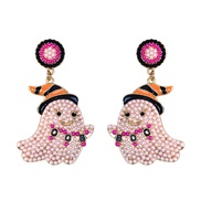 occidental style personality exaggerating sweet color cartoon beads Alloy earring earrings