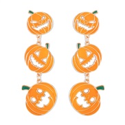 ( Orange)E earrings  personality earring exaggerating multilayer Alloy Earring woman