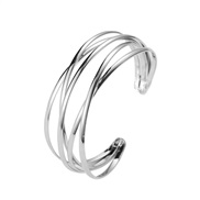 ( 2 White K 1 954)occidental style  fashion brief opening Alloy bangle  fashion