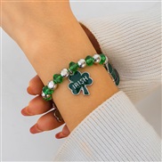 occidental style gift more clover Word bangle brief color beadsracelet