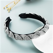 ( white) Headband same style retro color Rhinestone claw chain twining Headband temperament head