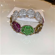 ( Bracelet  green  Pi...