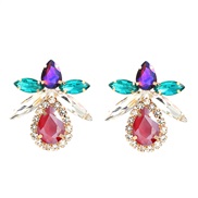 (red color )earrings ...