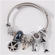 fashion concise all-Purpose starfish Shells more elements pendant temperament woman bangle