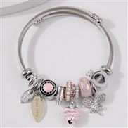 fashion concise all-Purpose love more elements pendant woman temperament bangle