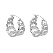 ( Silver) Alloy earri...