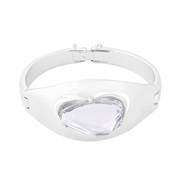 ( Silver)occidental style personality retro bangle samll mosaic Acrylic exaggerating bangle brief