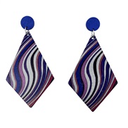 ( blue)jewelry wind retro pattern long earringsearrings