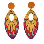 ( orange)jewelry occidental style earrings tube newearrings