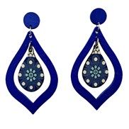 ( blue)Earrings drop earringsjewelry occidental style retro long earrings new