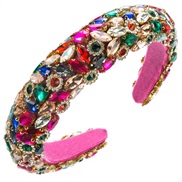 ( Color) Headband retro fully-jewelled high Headband woman temperament fashion high velvet