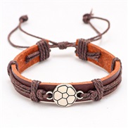 (  brown)emu Cowhide sport leather bracelet retro personality