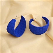 (EH 272)occidental style fashion geometry temperament brief Earring color earrings