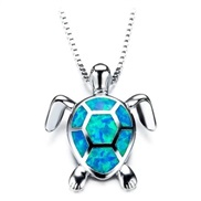 ( blue)  emu  brief pendant fashion necklace