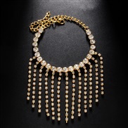 ( Gold) new Rhinestone  trend all-Purpose tassel bracelet  brief temperamentracelet