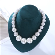 (Pearl ) Pearl necklace woman high pure wind brief temperament Pearl chain banquet necklace