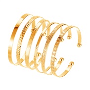 (DZ 353)occidental style wind retro bangle set  Bohemian style multilayer brief Alloy bangle woman