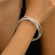 fashion concise multilayer circle circle temperament lady bangle