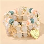 occidental style fashion concise all-Purpose love Life tree multilayer lady temperament bracelet