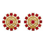 ( red)medium earrings...